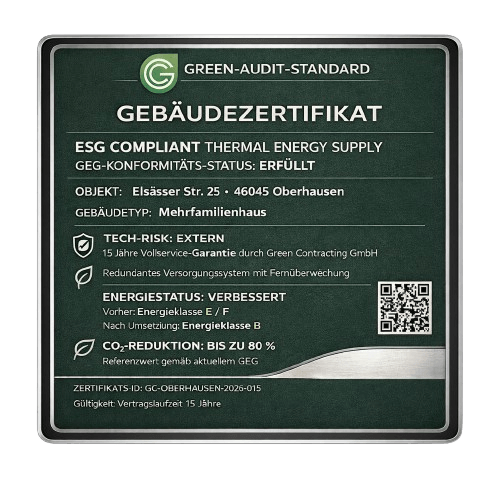 Green-Audit-Standard Gebäudezertifikat